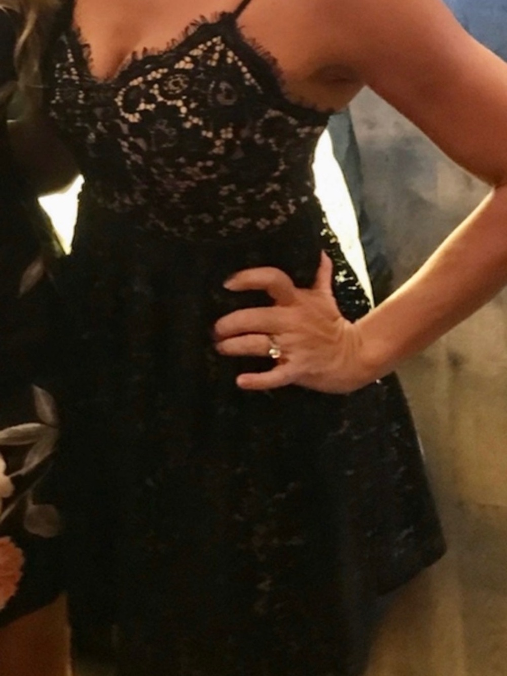 Express Dress Black and Nude Size 0